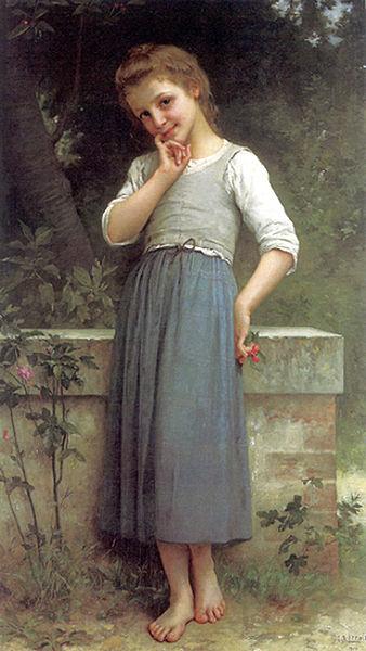 Charles-Amable Lenoir The Cherry Picker Norge oil painting art